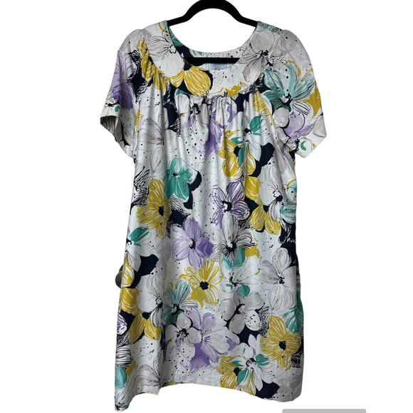 Vintage Sears medium Short Sleeve Dress - Picture 1 of 3
